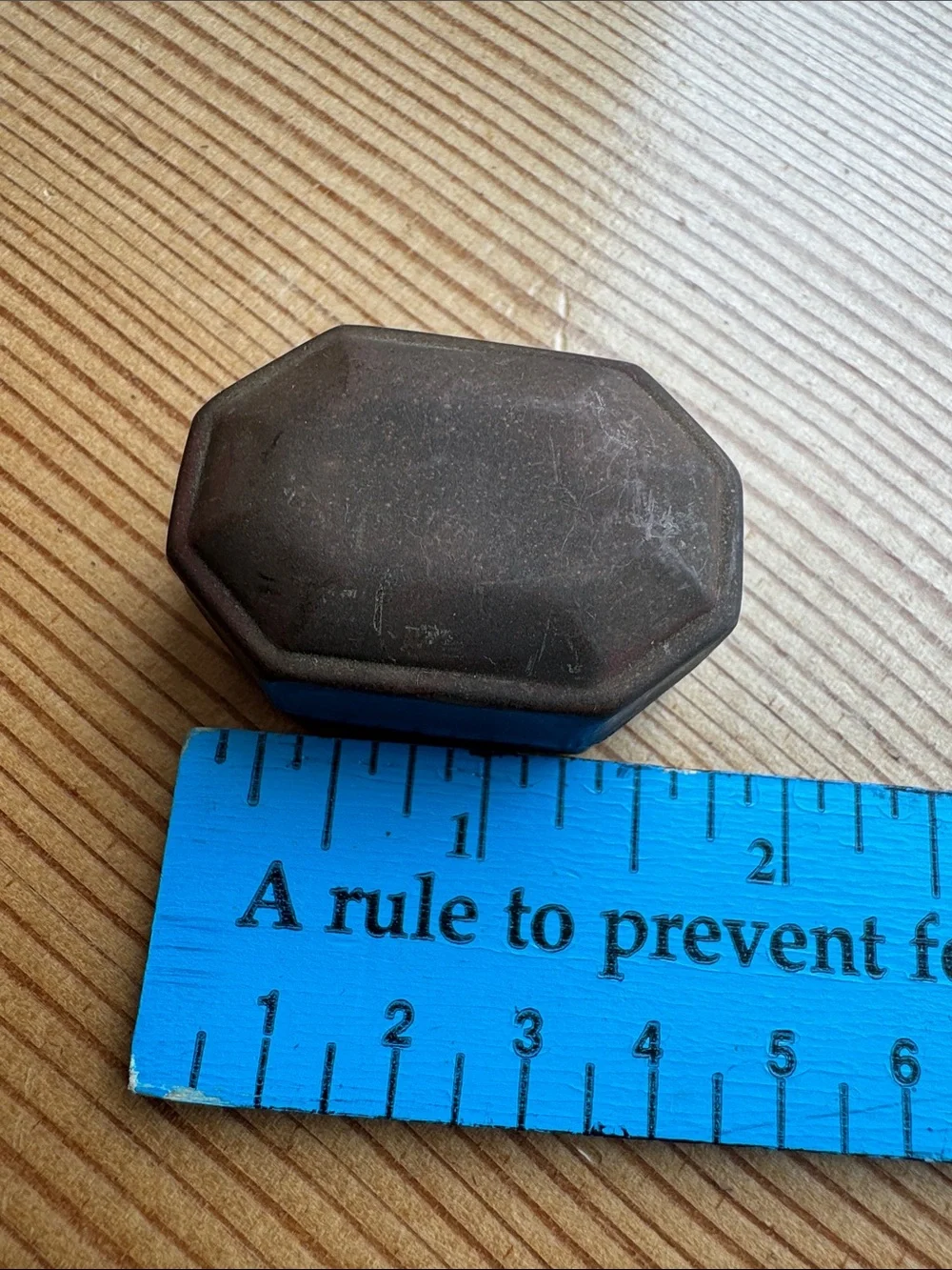 Antique VTG Brass made in India Key West Sponge Market Key West FL pill box